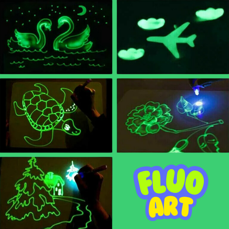 Tabuleiro LED Fluo Art