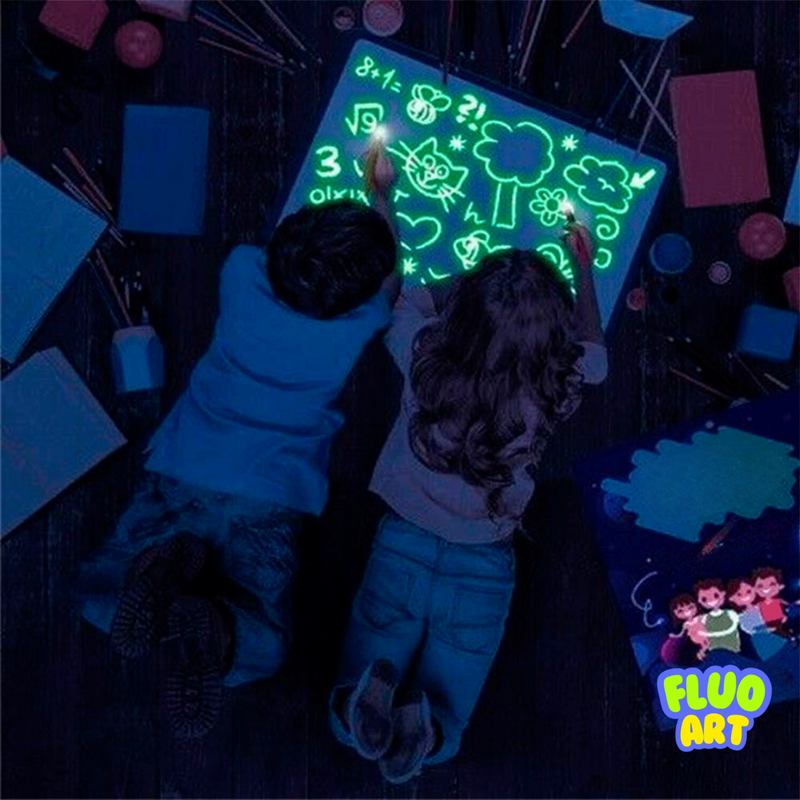 Tabuleiro LED Fluo Art