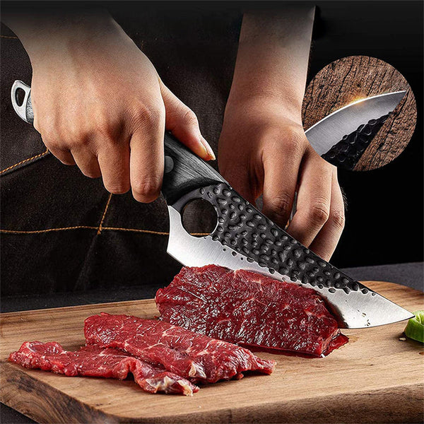 SerbiChef - Cuchillo de cocina de acero inoxidable